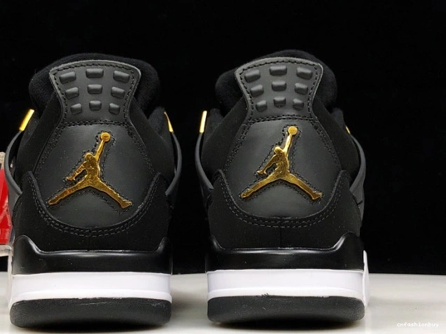 Royalty 4 Gold-White Metallic 308497-032 Jordan Black Air 0806